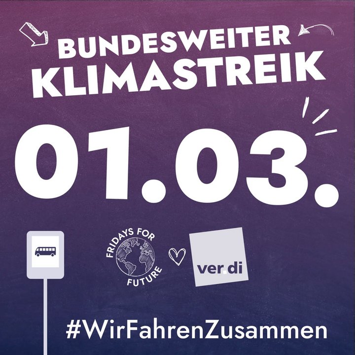 Bundesweiter Klimastreik am 1. März 2024