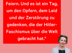 Dr. Carolin Butterwegge zum Tag der Befreiung