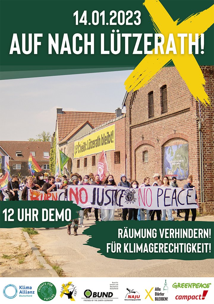 14.1.23 DEMO: Auf nach Lützerath!