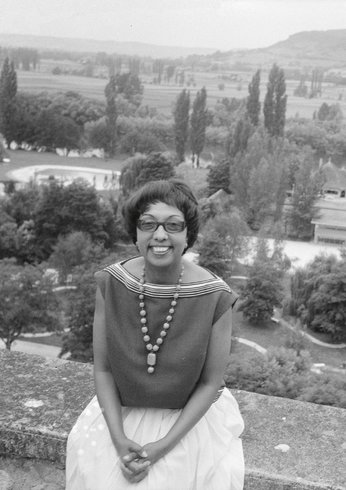 Josephine in ihrem Garten Les Milandes, 1961