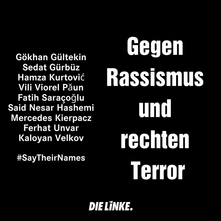Gedenken an Opfer von Hanau